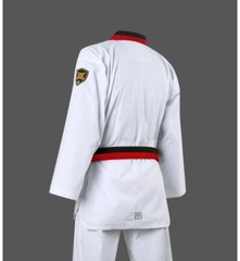 Brand New MOOTO MTX Basic Poom Uniform S2 TKD Taekwondo WT Dobok – 120 3xs
