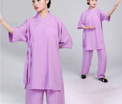 Summer top quality Linen kung fu uniforms tai chi clothing martial arts suits