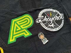 2014 SHOYOROLL ALBINO & PRETO COMP STANDARD BATCH 30 GI JIU JITSU BJJ BLACK A3H