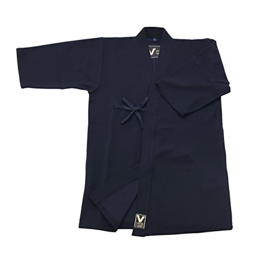 VIXIA Premium Jersey Kendo Gi Uniform Lightweight Quick Dry Navy Blue Size [X]