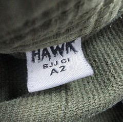 HAWK BJJ Gi Jacket Olive Green Pearl Weave Brazilian Jiu Jitsu Training Uniform