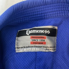 Gameness Air Brazilian Jiu Jitsu Gi Blue Top & Bottom MMA Size 1 Royal Art Texas