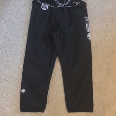 Tatami Jiu-Jitsu Black Gi Set Jacket & Pants Adult Unisex Size A3 Ripstop Pants