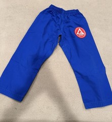 Gracie Barra Equipe Kids Jiu-Jitsu Gi Set Jacket Pants Blue Size Y5-TRAIN-LITE