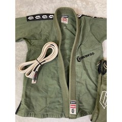 Gameness A3 Professional Fightwear Brazilian Jiu-Jitsu Mens Olive Green 2015