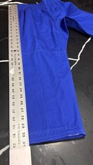 Hayabusa Kids BJJ Gi Y2 Blue Ripstop Pants 350GSM Pearl Weave NWT Jujitsu MMA