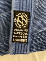 BJJ Gi Kosen Blue Jacket San Diego Brazilian Jiu-Jitsu Performance Wear see pic