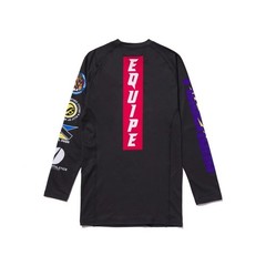 Bjj Shoyoroll Federation #V2 Training Rash Guard Competitor LS Training Shorts