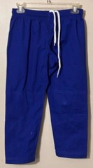 Hayabusa Kids BJJ Gi Y2 Blue Ripstop Pants 350GSM Pearl Weave NWT Jujitsu MMA