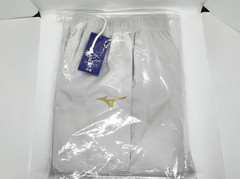 Mizuno Sauna suits Weight loss wear top and bottom set SilverGray MSS-SET