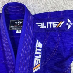 Elite Sports Gi Blue BJJ Ju Jitsu MMA Indoors Embrace The Pain Size C00 Youth