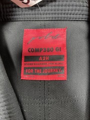 Gold BJJ Comp 380 Gi Lightweight IBJJF (TOP ONLY) Color Black Size A2H