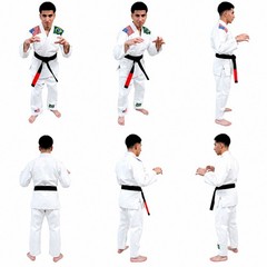 Brazilian Jiu Jitsu BJJ Gi Uniform White Adult Martial Arts Kimono Training Suit