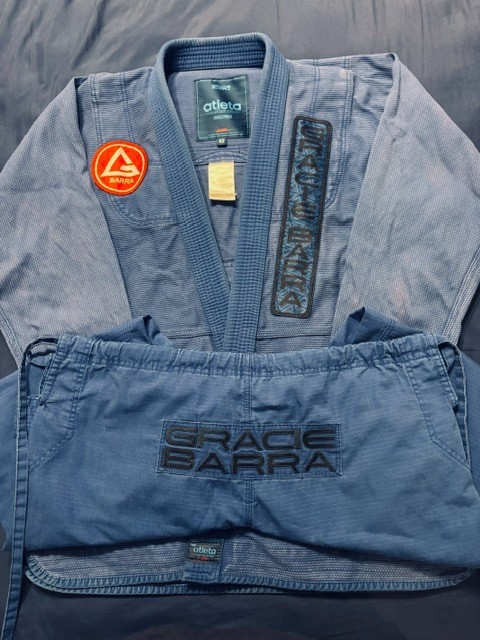 Gracie Barra Jiu Jitsu Gi Mens A3 Blue Atleta Kimono