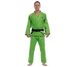 Fuji Sports All Around Mens Brazilian Jiu Jitsu Gi Jiu-Jitsu BJJ Electric Green
