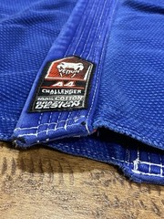 Venum BJJ GI Competitor Single Weave Blue Size A4 Adult Embroidered Patches