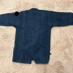 Japanese Kendo Gi Jacket Uniform Cotton Navy Blue For Elementary School