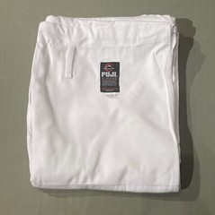 Fuji Judo Gi Pants White Double Weave Jiu Jitsu BJJ Karate Various Sizes New