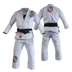 Fluory Grappling Kio Fish BJJ Gi White