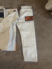 Albino & Preto BE@RBRICK Jiu-Jitsu Gi Set White Jacket & Pants A0F