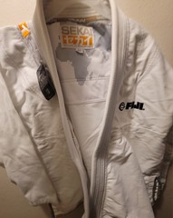 New Fuji Sports Sekai 2.0 „World” Mens Brazilian Jiu-Jitsu BJJ Gi White A3 SIZE