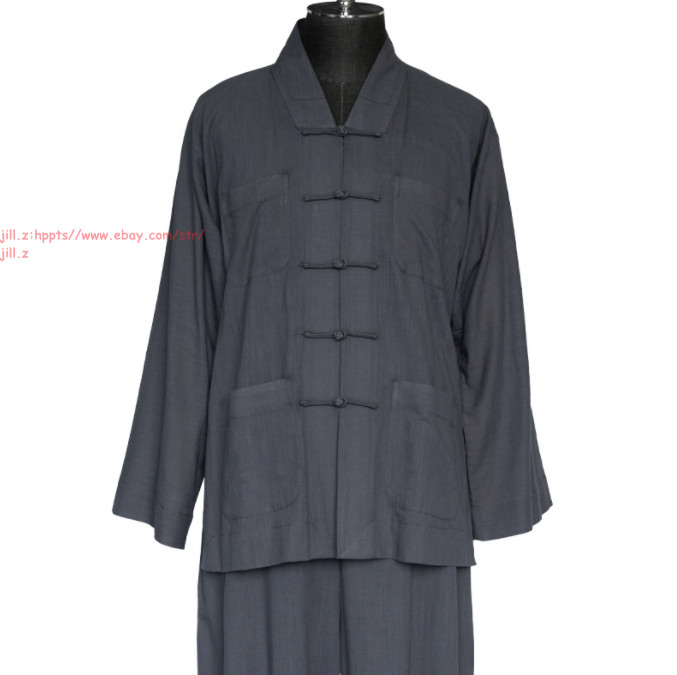 Cotton Meditation Buddhist Monk Clothes Summer Kung Fu Tai Chi Shaolin Uniforms
