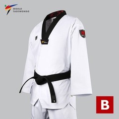 MOOTO BASIC 6 Standard Uniform with Black V-Neck WT Dobok Best Seller