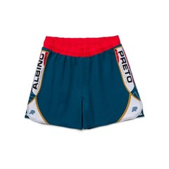 A&P BRG Comp SS RASHGUARD & TRAINING FITTED SHORTS MMA SET BJJ – ALBINO & PRETO