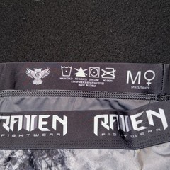 Raven „snake And Skull” Jiu Jitsu Grappling Spats Men’s Medium