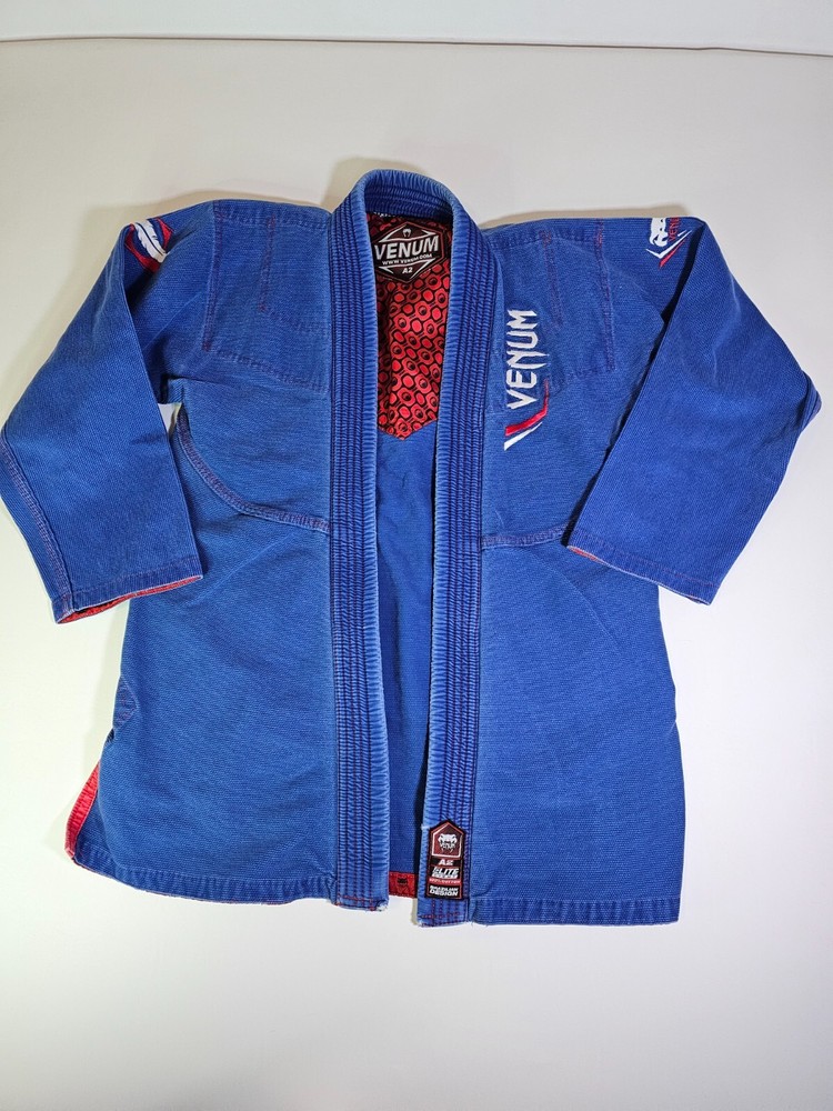 Venum A2 Elite Performance Light Jiujitsu Jacket Royal Blue Brazilian Design
