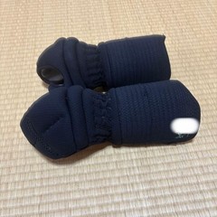 Used Kendo Kote Gauntlets Navy Blue 1 Pair　＃26072405