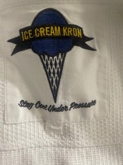 Used Kron Gracie Gi Top (ONLY) Size A-1 by Ice Cream Kron