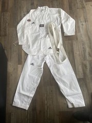 Vintage Adidas Taekwondo Shirt Pants Gi 4 Martial Arts Uniform Jujutsu 80s 90s