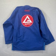 Gracie Barra Kids BJJ Size Y6 Gi Kimono Blue Equipe GB Edition Ju-Jitsu TOP ONLY