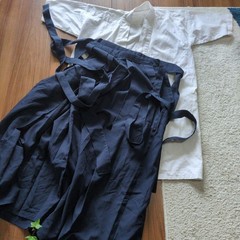 Japanese Kyudo Hakama Jacket Set For Archery Women Without Obi Uniform