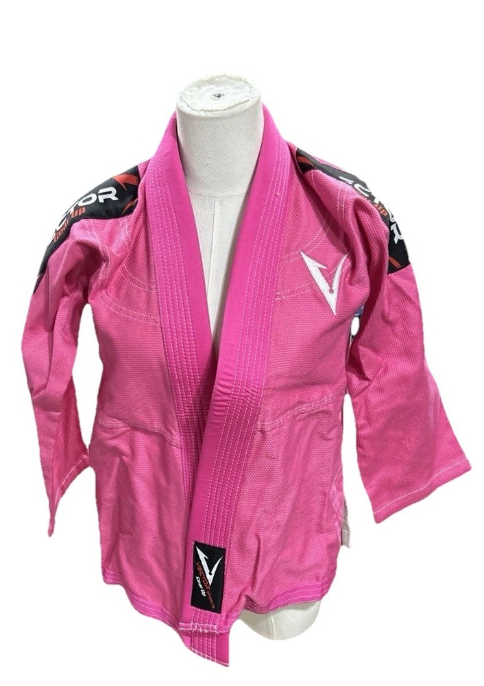 Vector Sports Brazilian Jiu Jitsu Gi Top Size K3 Gear Up Attila Series Pink Kids