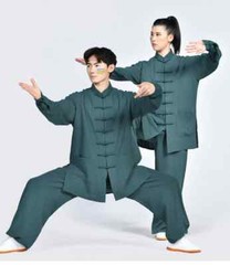 Linen And Cotton Martial Art Uniform Tai Chi Clothes Kung Fu Training Clothes