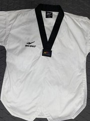 Pro-Specs Taekwondo Jacket Shirt WTF Dobok White Sz 3 (L) 170