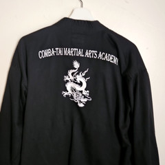 Comba Tai Martial Arts Academy Uniform Black 2 Piece Uniform Set, Size 2 Student