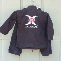 XMA Taekwondo Karate Uniform Jacket, Vest, & Pants & Century LS Shirt Size 0…
