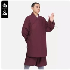 Buddhist Monk Kung Fu Tai Chi Shaolin Cotton Linen Temple Set Meditation Uniform