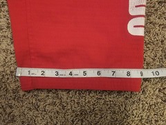 Adidas Track Pants Taekwondo Martial Arts Training Red Wide Leg Size 180 (26-34)