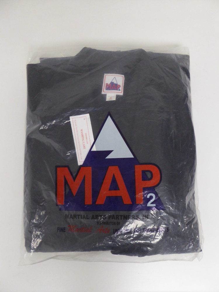 Martial Arts Gi Size 5 Black 100% Cotton Brand New NOS by MAP2