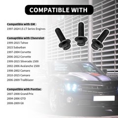 12PCS M8x1.25 Exhaust Manifold Bolts OEM#551696,Grade 1.28 * 0.66 * inch