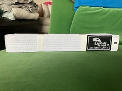 Martial Arts Belt Kids Toddlers Child Size 0 White Brand New Unpacked app 85”