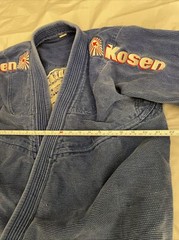 BJJ Gi Kosen Blue Jacket San Diego Brazilian Jiu-Jitsu Performance Wear see pic
