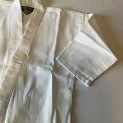 Century Student Uniform Kids Size 00 4-6 White Belt Karate Martial Arts 6 Oz