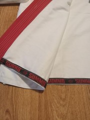 BJJ Gi Men White A2L Jacket A1H Pants | Uchiha Naruto | Great Condition