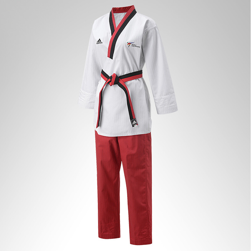 Adidas Female Adi Club Taekwondo Poomsae Uniform Gi Dobok TKD WT KTA Approved