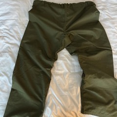 Hawk GI Jiu Jitsu A3 Green Pants Double Knee Rope Tie Waist Ripstop Pattern ￼